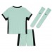 Billiga Chelsea Barnkläder Tredje fotbollskläder till baby 2023-24 Kortärmad (+ Korta byxor)